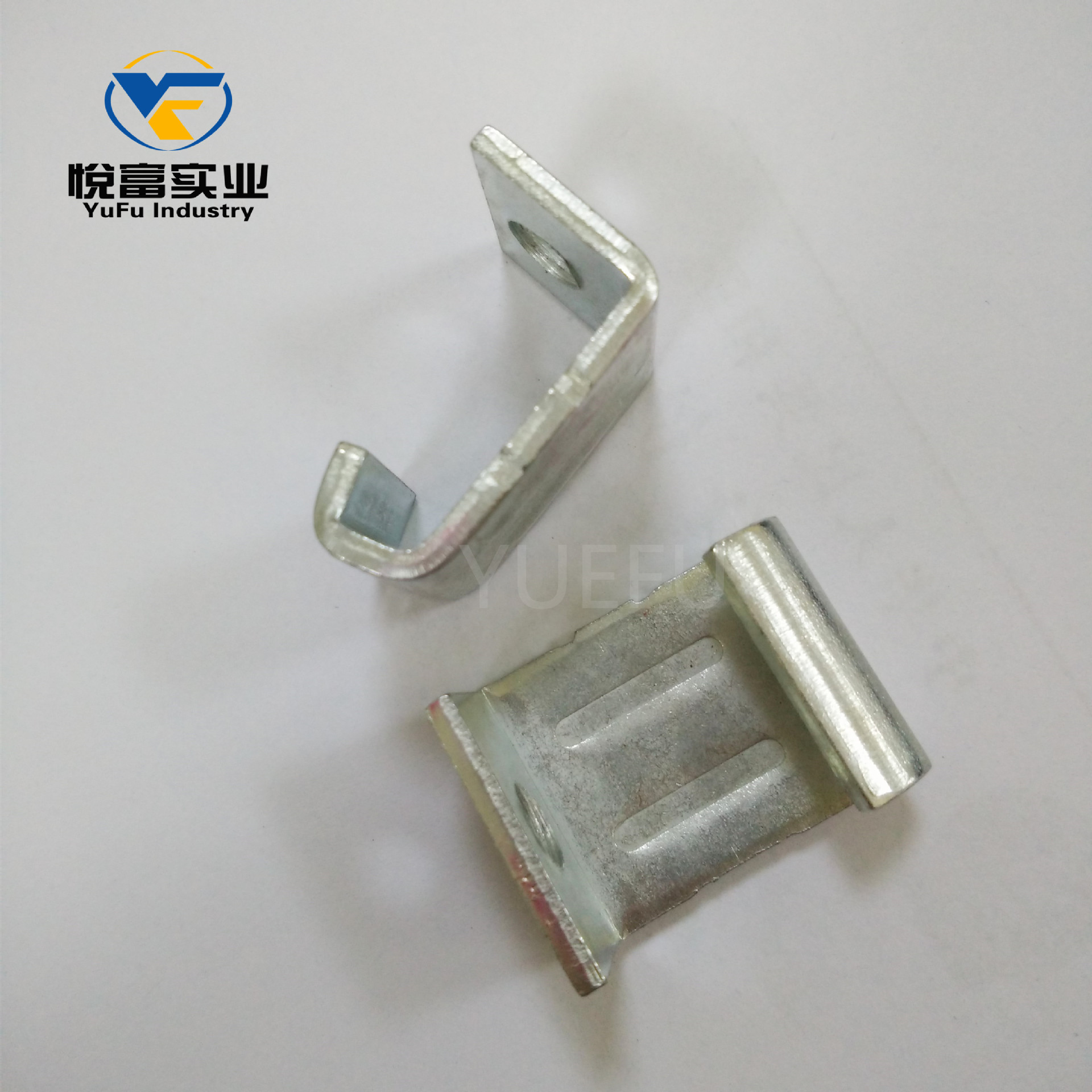 镀锌 共板法兰角码 钩码风管配件 法兰风管勾码(带螺丝)