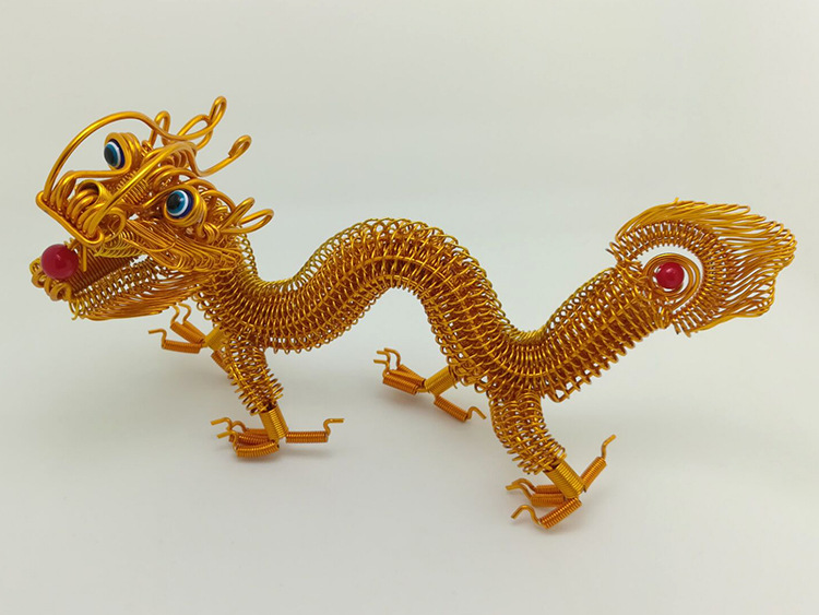 【25厘米龙】铝丝铝线工艺品模型摆件创意旅游景点特色纪念品