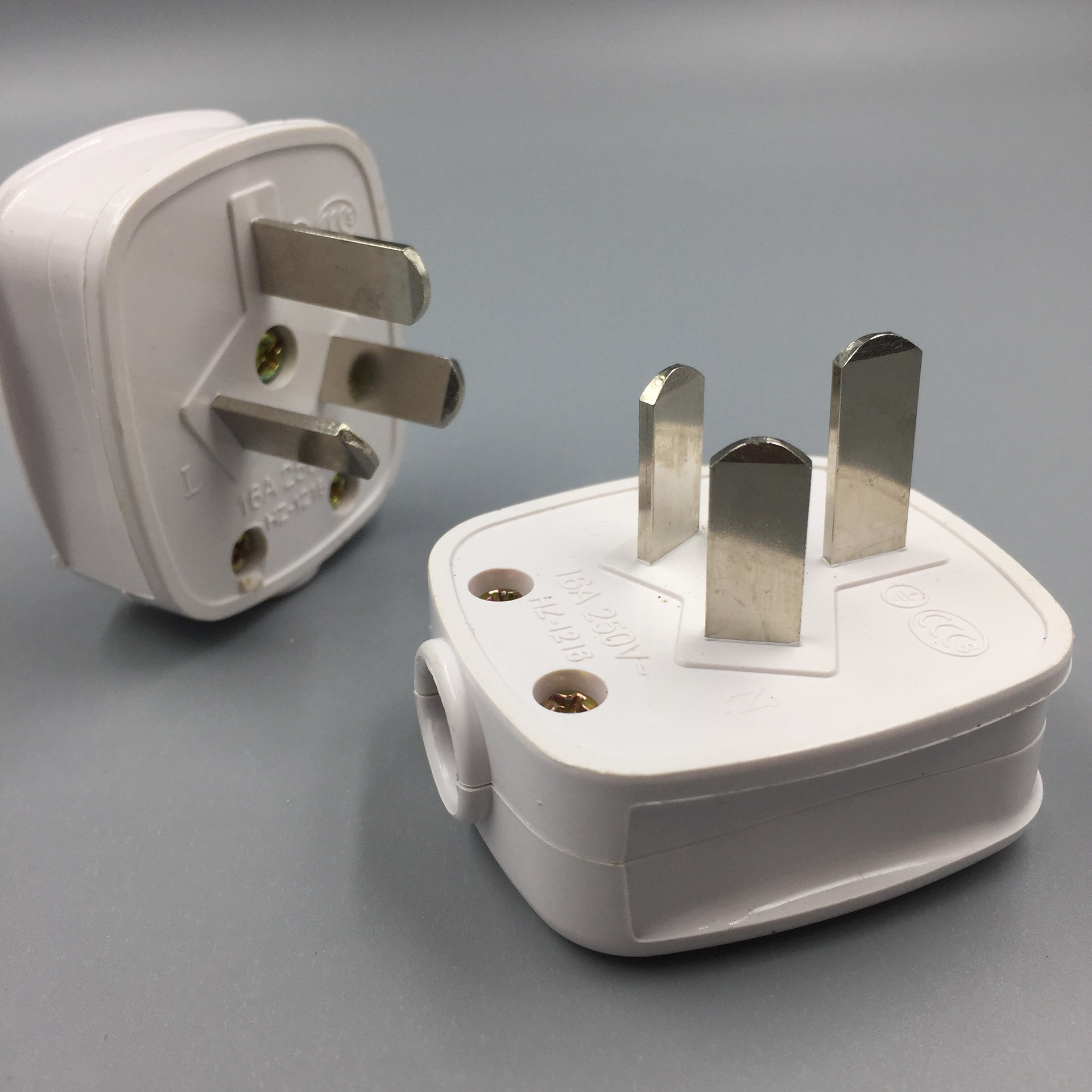 插头三脚电线接线三角插头大功率电源三相 电线电源转换三插头