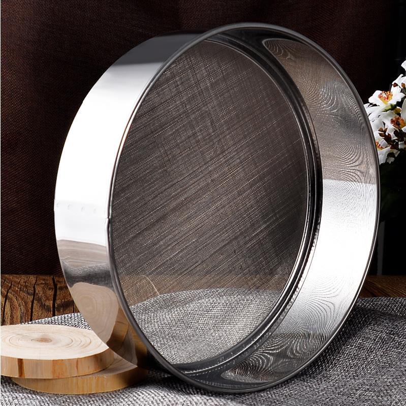 圆形漏网糖粉筛 烘焙工具西点60目不锈钢304面粉筛