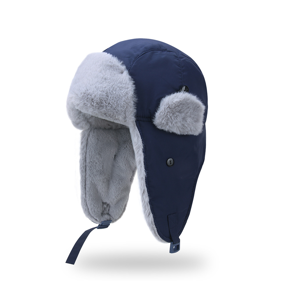 皓悍青年同款雷锋帽男冬季保暖护耳帽滑雪帽女韩版