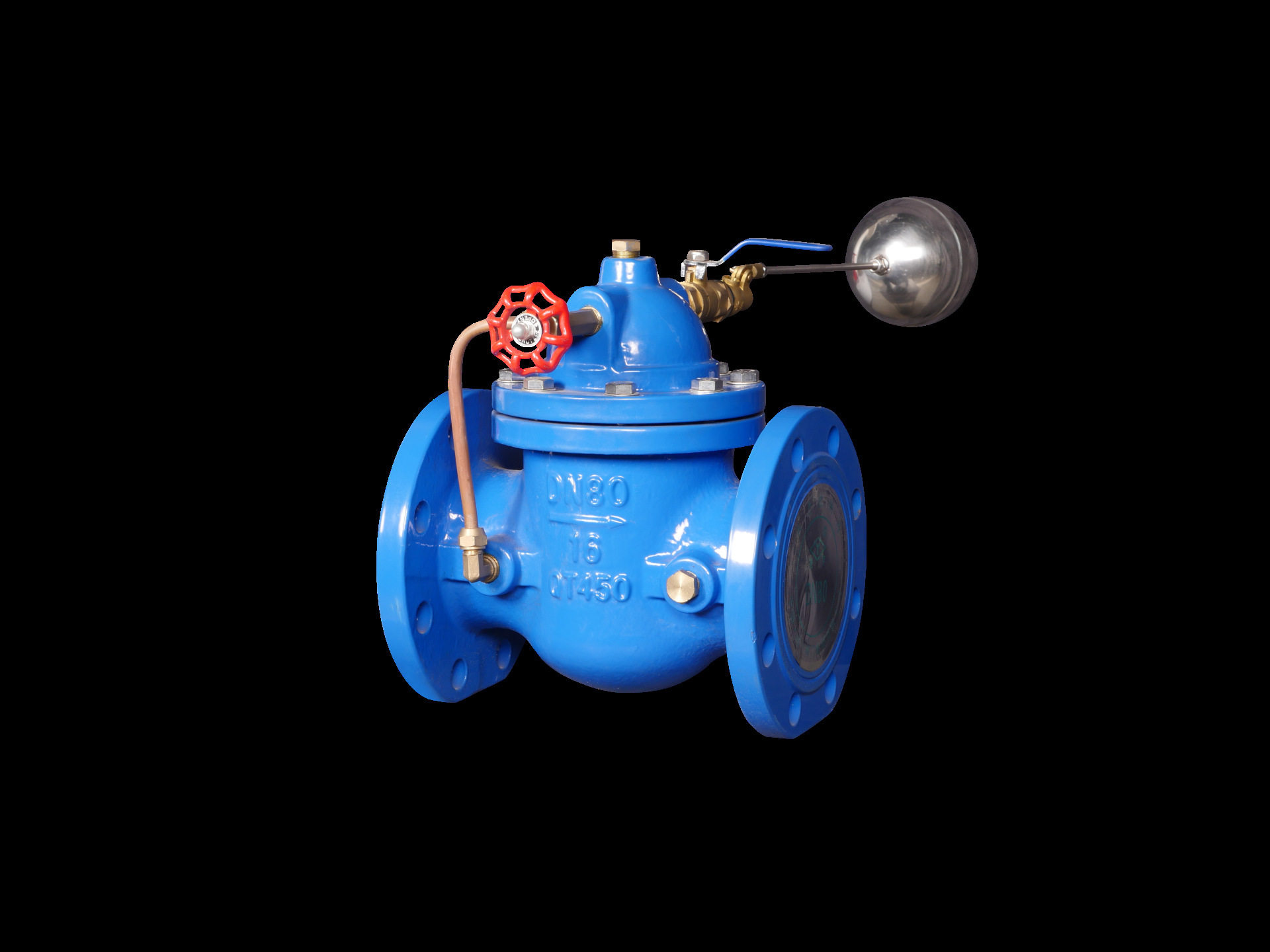 远大阀门遥控浮球阀100x16q水利控制阀精品