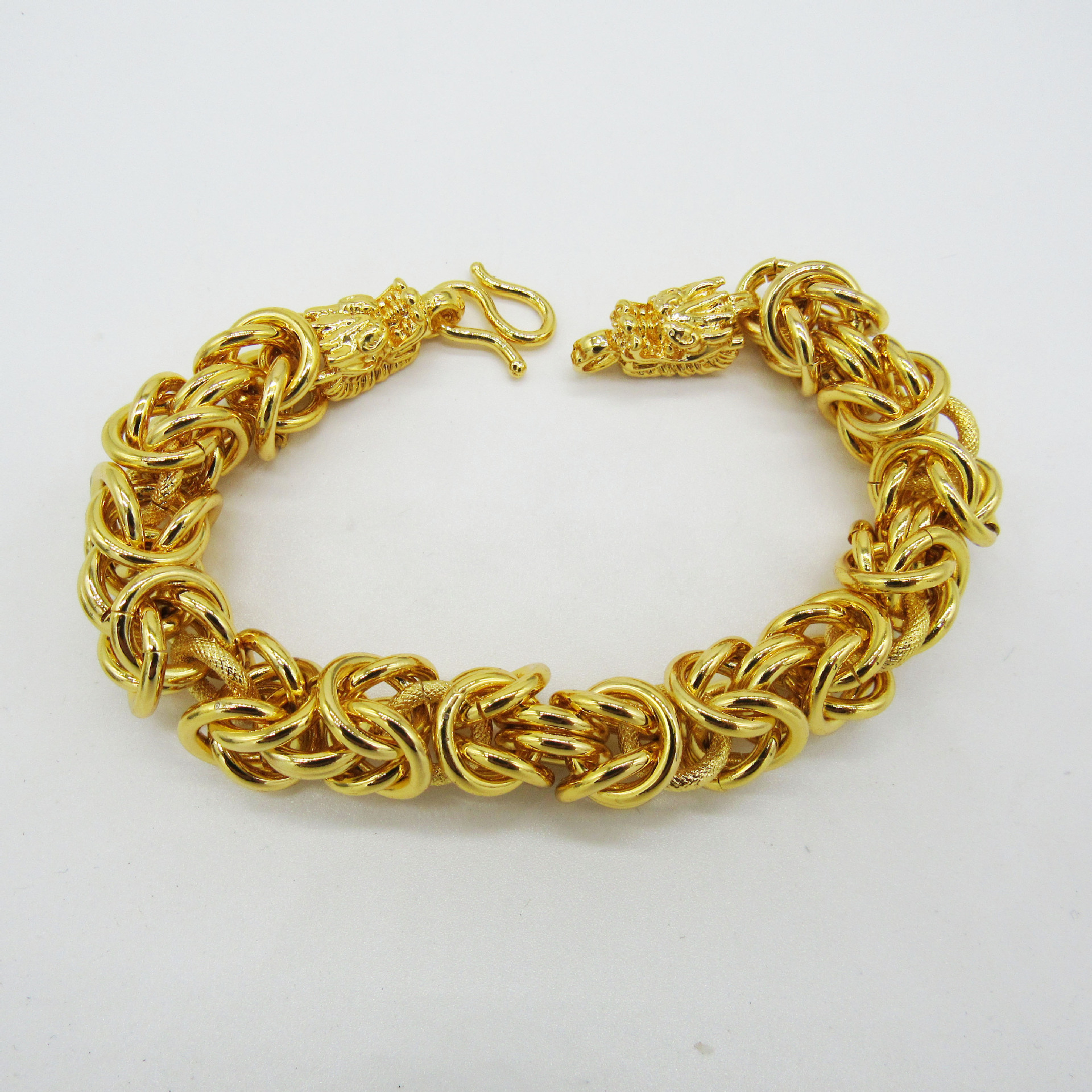 颜色】金色【材质】黄铜镀金【名称】男士龙头手链产品介绍加入收藏