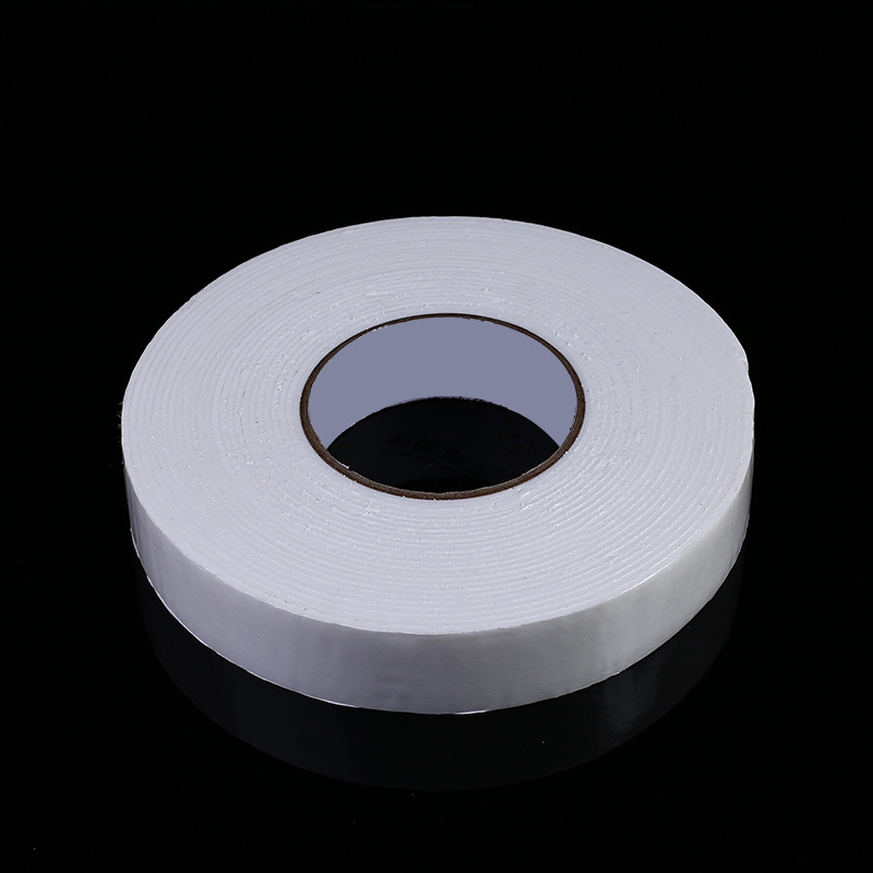 跨境货源高粘泡棉高发泡棉胶 白色双面胶室内装潢海绵胶定制logo