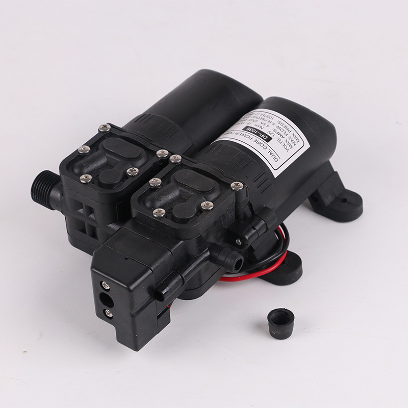 12v水泵高压双泵自吸泵 智能双泵打农药洗车泵 超压停机