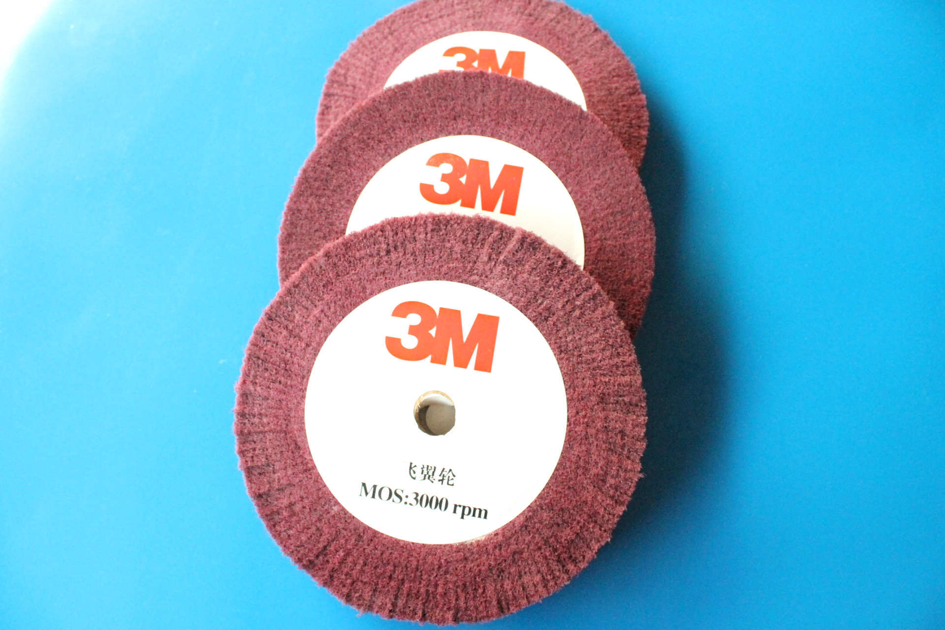 3m飞翼轮 百洁布夹砂抛光轮 不锈钢拉丝轮 尼龙纤维抛光轮