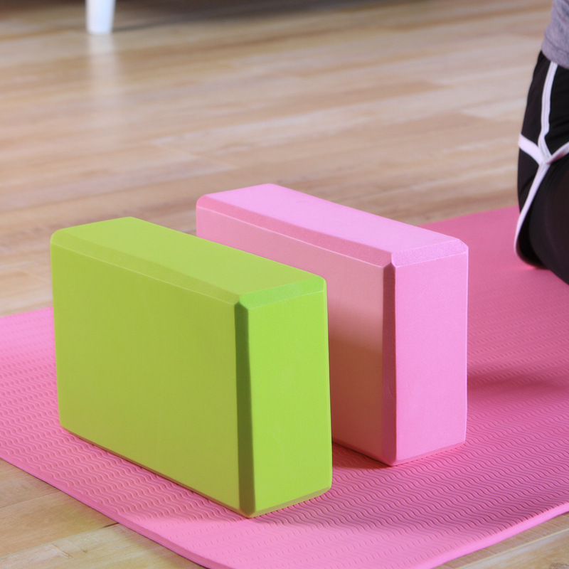 高密度环保瑜伽砖 健身练功舞蹈泡沫砖头 eva环保健身砖