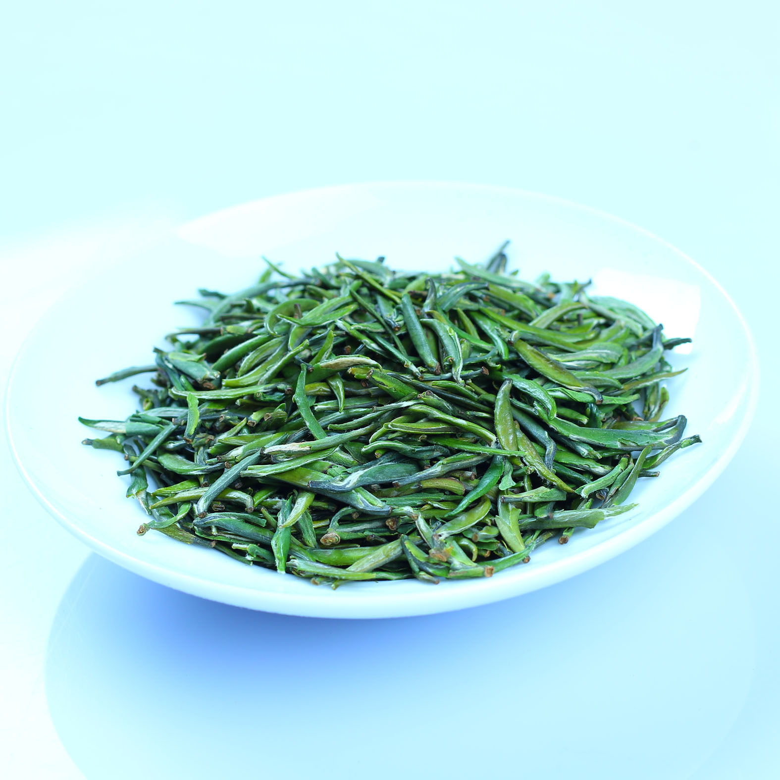 散装称重新茶峨眉山云雾绿茶单芽青针雨前嫩芽竹叶型青茶头采雀舌