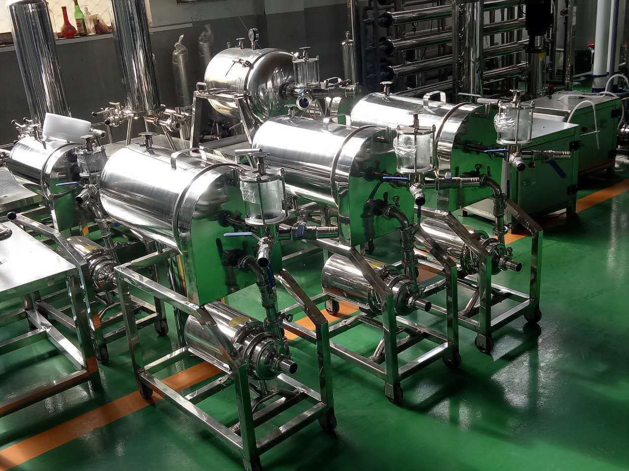 硅藻土过滤器 不锈钢 白酒除杂质过滤机 卧式