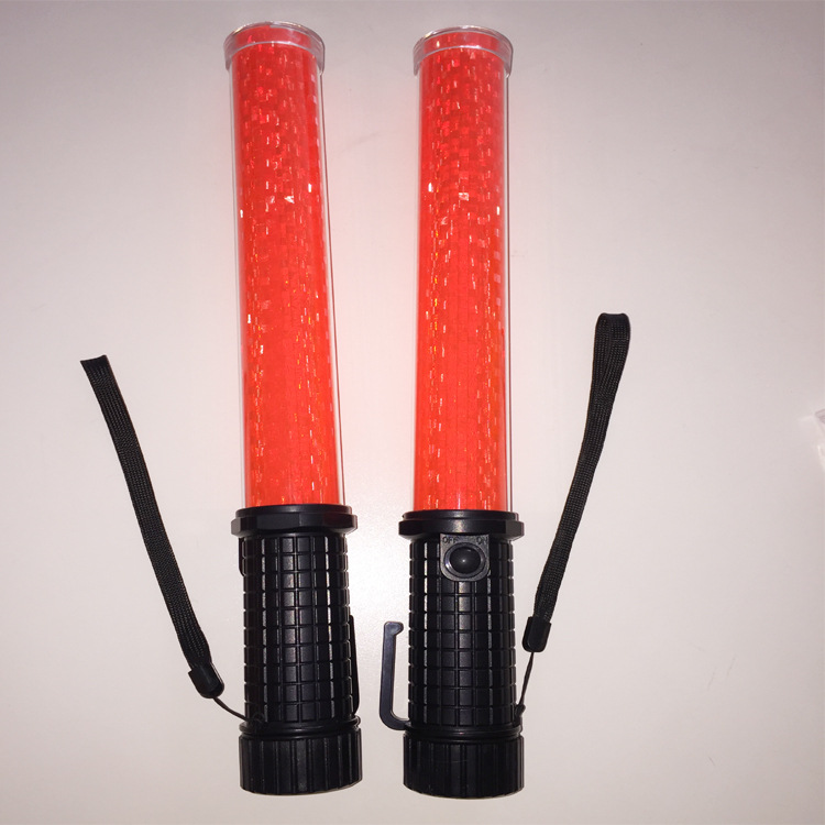 带挂钩磁力交通指挥棒 爆闪指挥棒 诱导棒 红蓝指挥棒 安全指挥棒