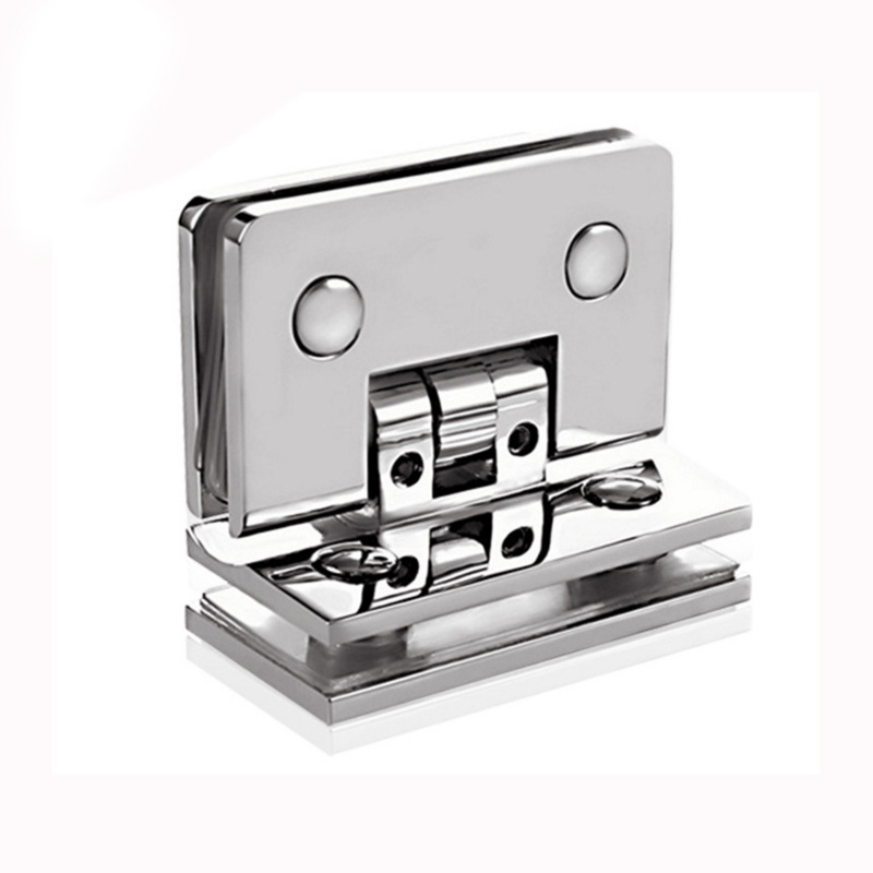 鑫固定做液压合页铰链 90度液压缓冲浴室不锈钢玻璃门合页