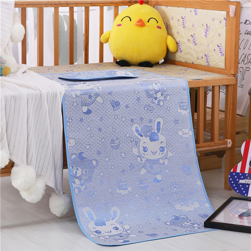 婴儿凉席冰丝新生儿宝宝凉席婴儿床凉席儿童凉席幼儿园童席1.2米