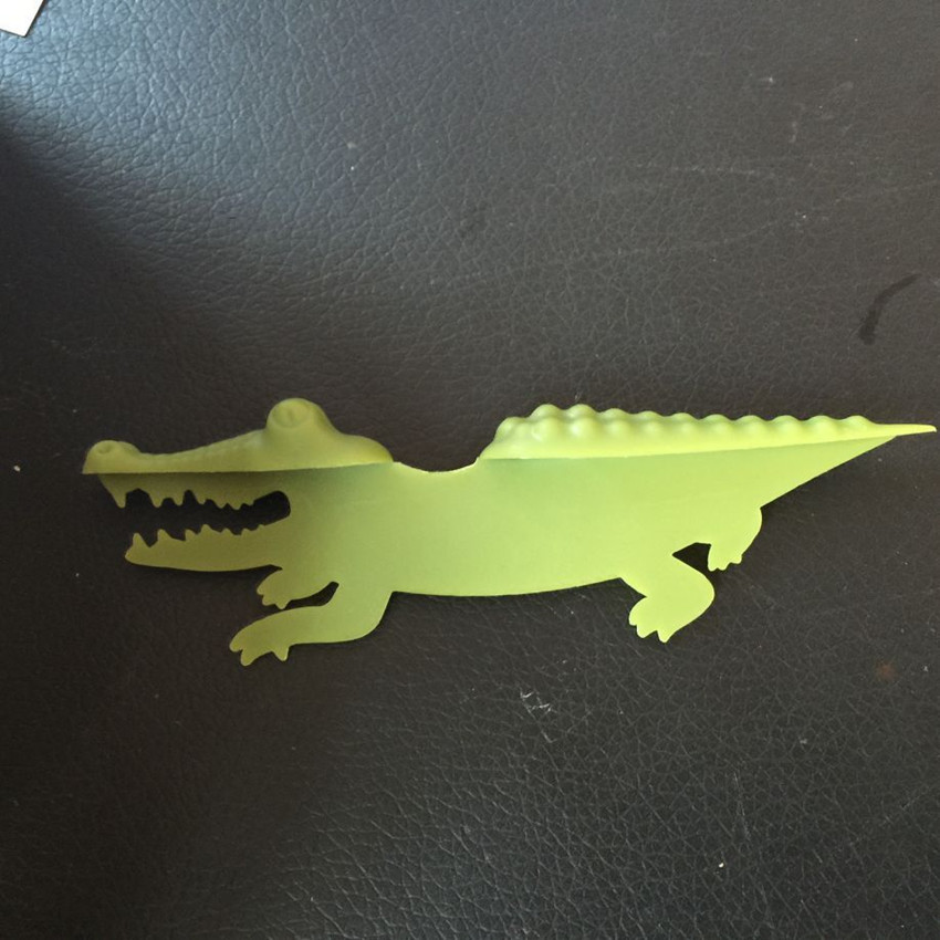 外贸原单鳄鱼书签 创意办公文具可爱鳄鱼河马动物书签