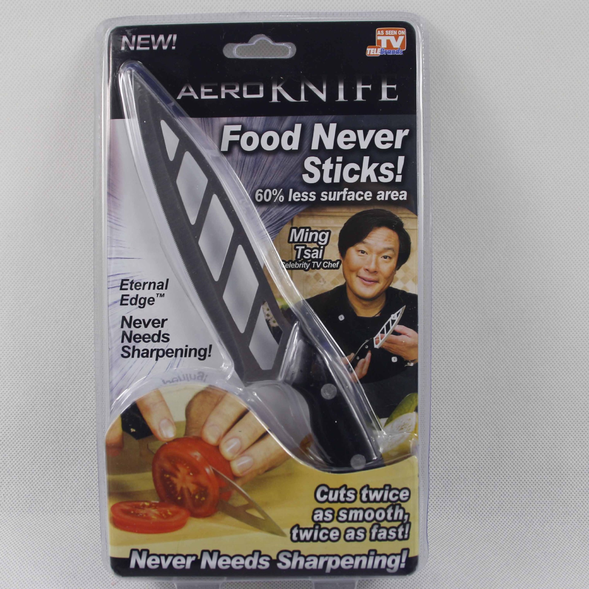 tv产品 aero knife 气孔刀 厨房好帮手 食物刀 水果刀 菜刀刨刀