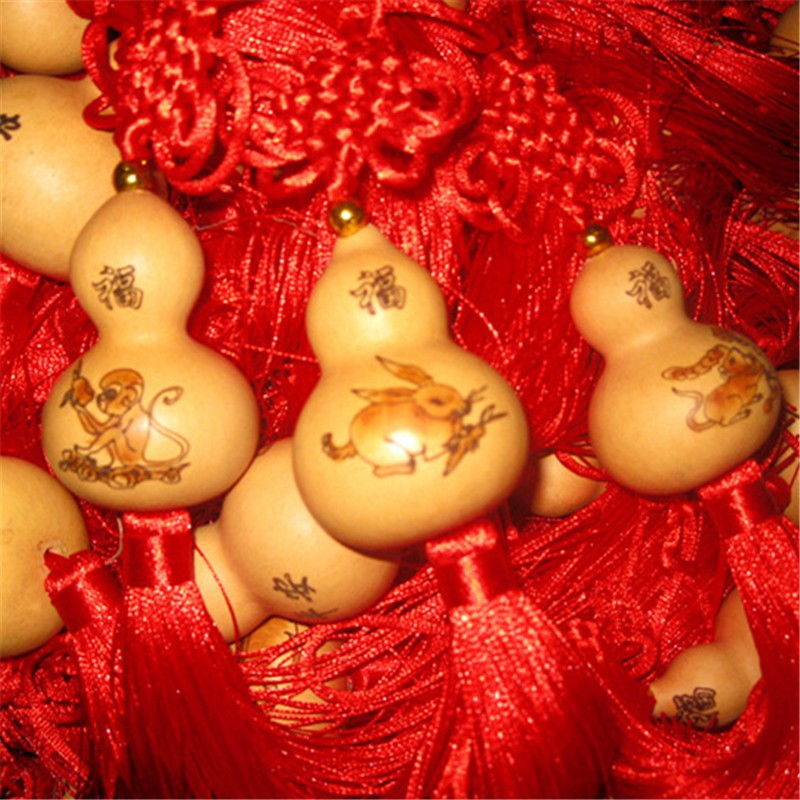 生肖挂件 美国手捻葫芦 文玩葫芦天然葫芦十二生肖葫芦-阿里巴巴