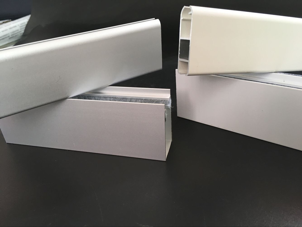 卷帘遮光槽防风静音定位卷帘下轨导向轨道侧框办公场所工程帘