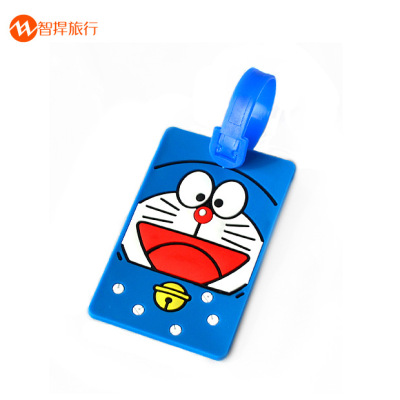 旅行便携登机牌行李箱卡通创意硅胶行李牌挂牌吊牌托运牌旅游用品