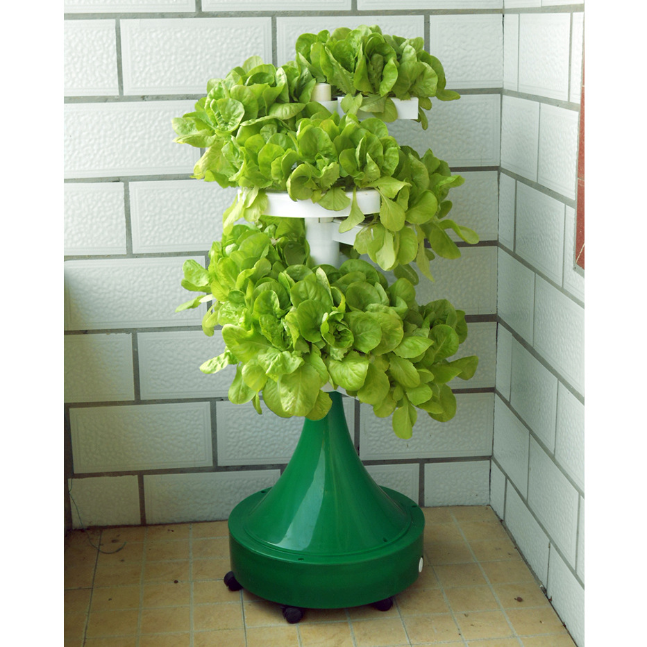 螺旋式无土栽培阳台种菜水培种植机 水耕蔬菜种植盆容器