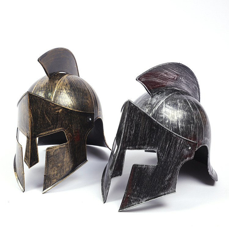 派对用品古罗马勇士头盔 摄影道具 罗马将军头盔 古罗马武士头盔