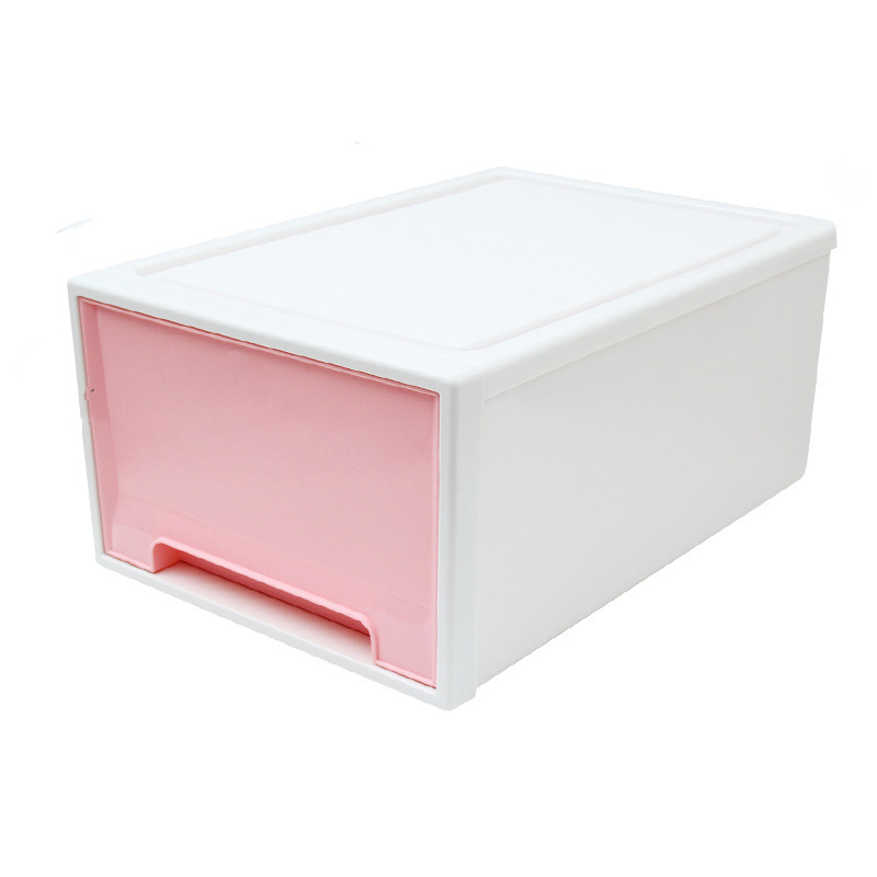 Thickened Plastic Drawer Storage Box Wardrobe Storage Cabinet Cosmetic Storage Box Toy Underwear Storage Box Shoe Box