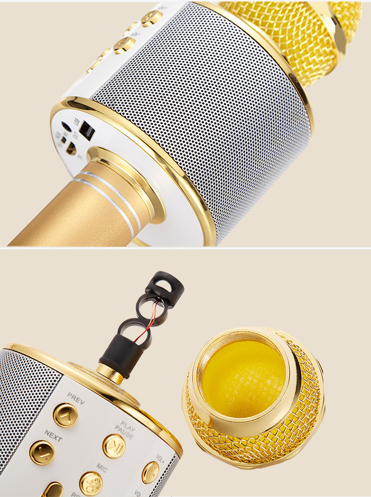 热销ws858原版掌上ktv手机k歌麦克风便携式无线蓝牙k歌宝批发