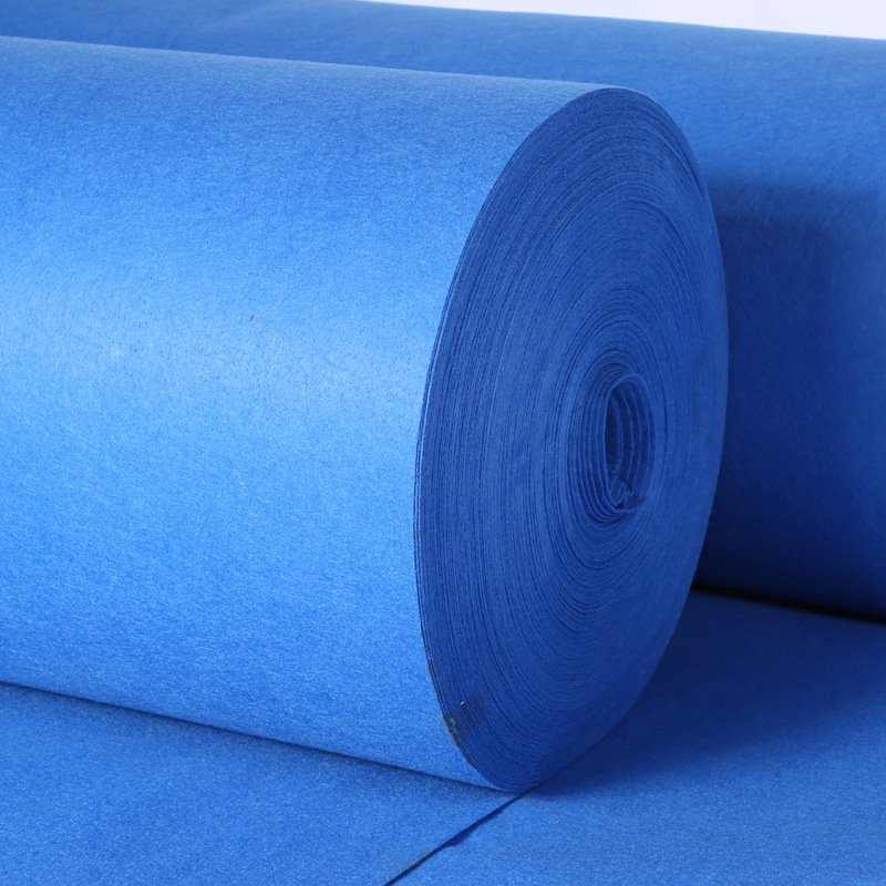 蓝色地毯宝蓝天蓝色婚庆展会庆典地毯展览一次性地毯批发厂家直销