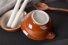 厂家直销 外贸原单陶瓷碗日式研磨碗 研磨碗 陶瓷磨粉碗 配研磨棒