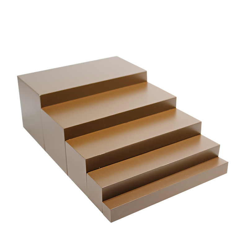 国际版蒙特梭利教具 婴幼儿版棕色梯 蒙氏感官教具 se009-1