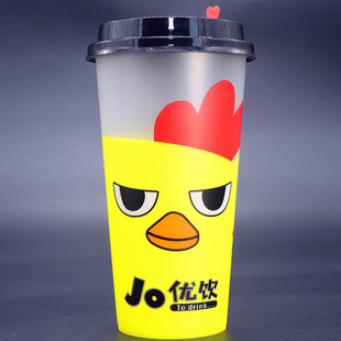 一次性创意奶茶杯