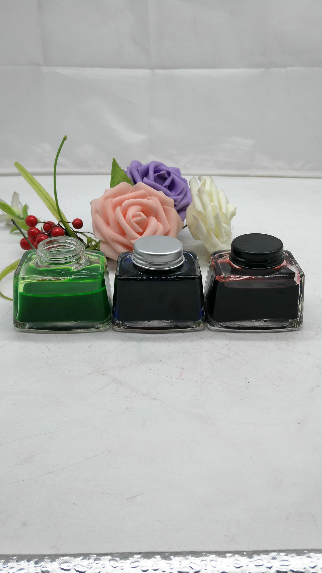 批发新款60ml百乐pilot ink-60墨水瓶 钢笔水瓶施耐德墨水玻璃瓶