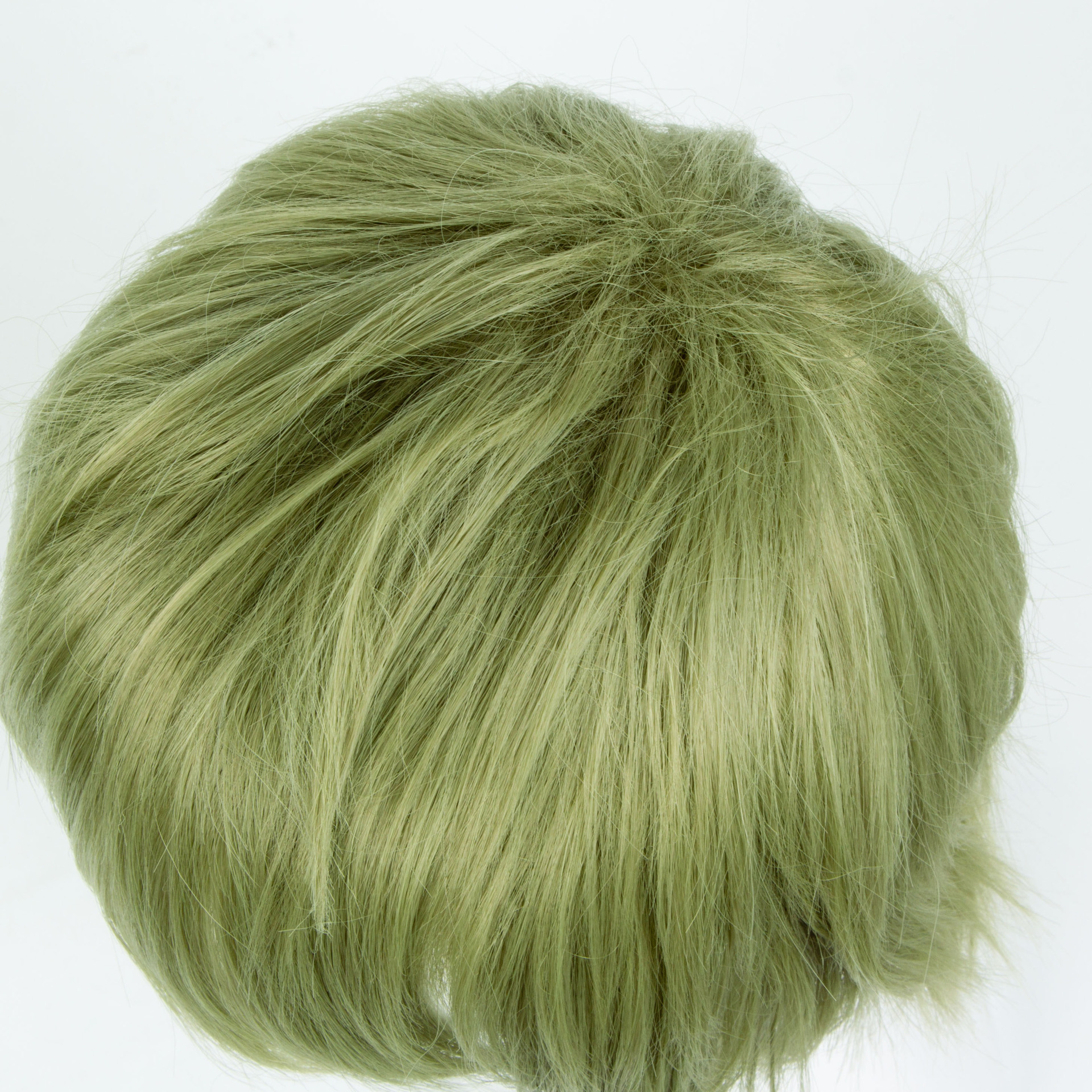 假发批发 弹丸论破v3 天海兰太郎 cosplay假发高温丝 草绿色