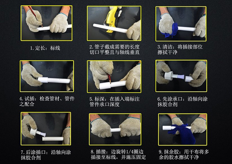 维斯顿pvc给水管件20 25 32 40 50 63弯头upvc塑料自来水管批发