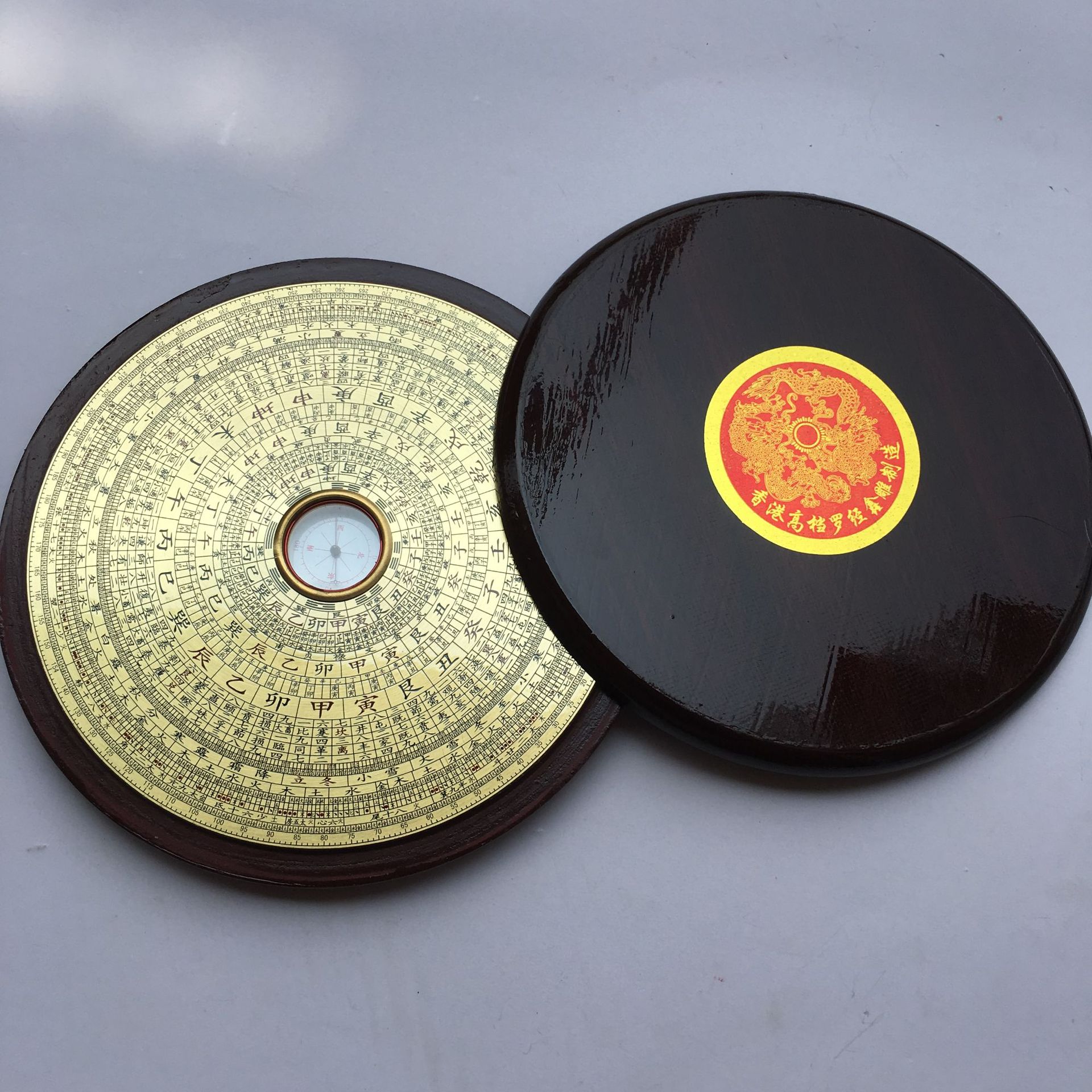 鑫雕六寸综合专业罗盘 厂家批发 地理宗教 正品专业风水 雕刻罗经
