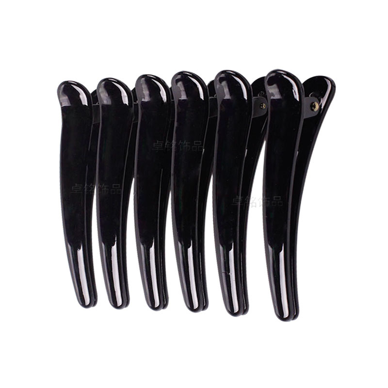 Fine Packaging Hairdressing Diy Hair Accessories Handmade Headwear Accessories Black Duckbill Clip Tweezers Spring Hairpin Wholesale