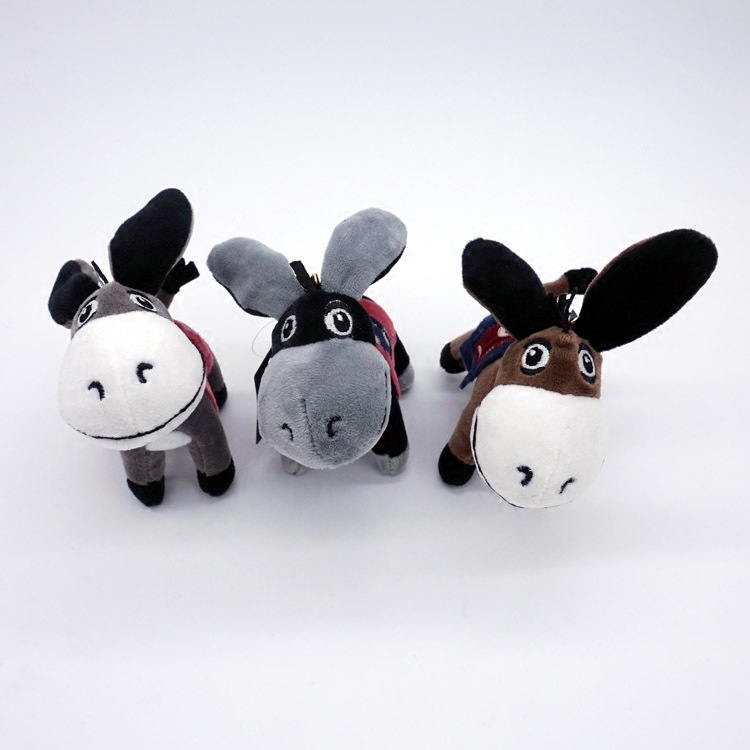 创意香味小毛驴毛绒玩具公仔小驴骡子钥匙扣玩偶汽车摆件背包挂件