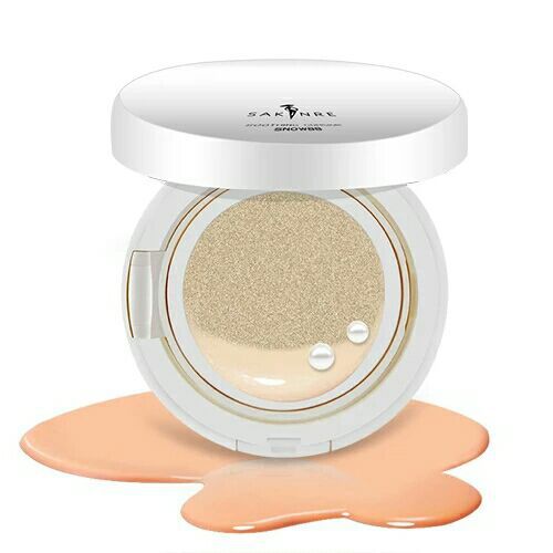 489气垫bb霜粉遮瑕隔离保湿1 1送替换装沙琪丽