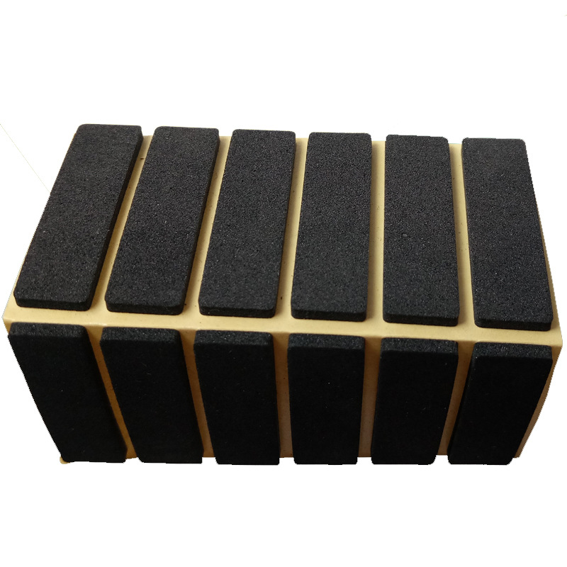 现货黑色圆形eva脚垫 加厚桌椅隔音网格eva脚垫 家具eva泡棉脚垫