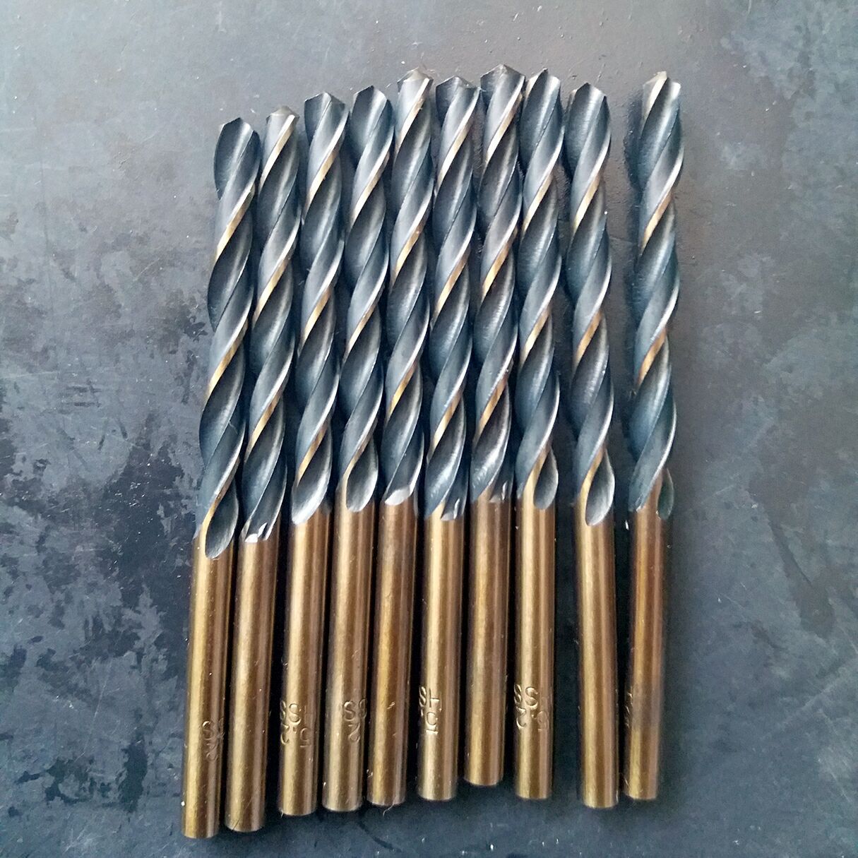 直柄专用麻花钻头双头钻头黑黄全磨制钻头直柄钻头不锈钢含钴钻头