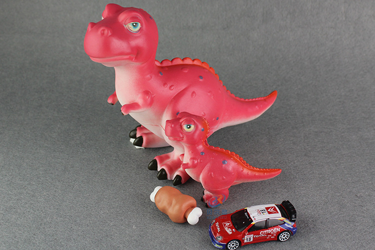 热销仿真亲子恐龙模型套装软胶子母恐龙模型玩具儿童益智模型玩具