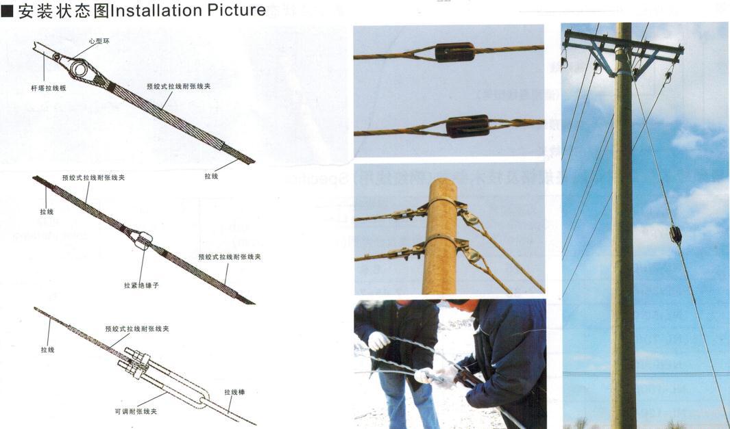 预绞式地线耐张线夹(适用铝包钢绞线jlb20-35-40a-80-15) 举报