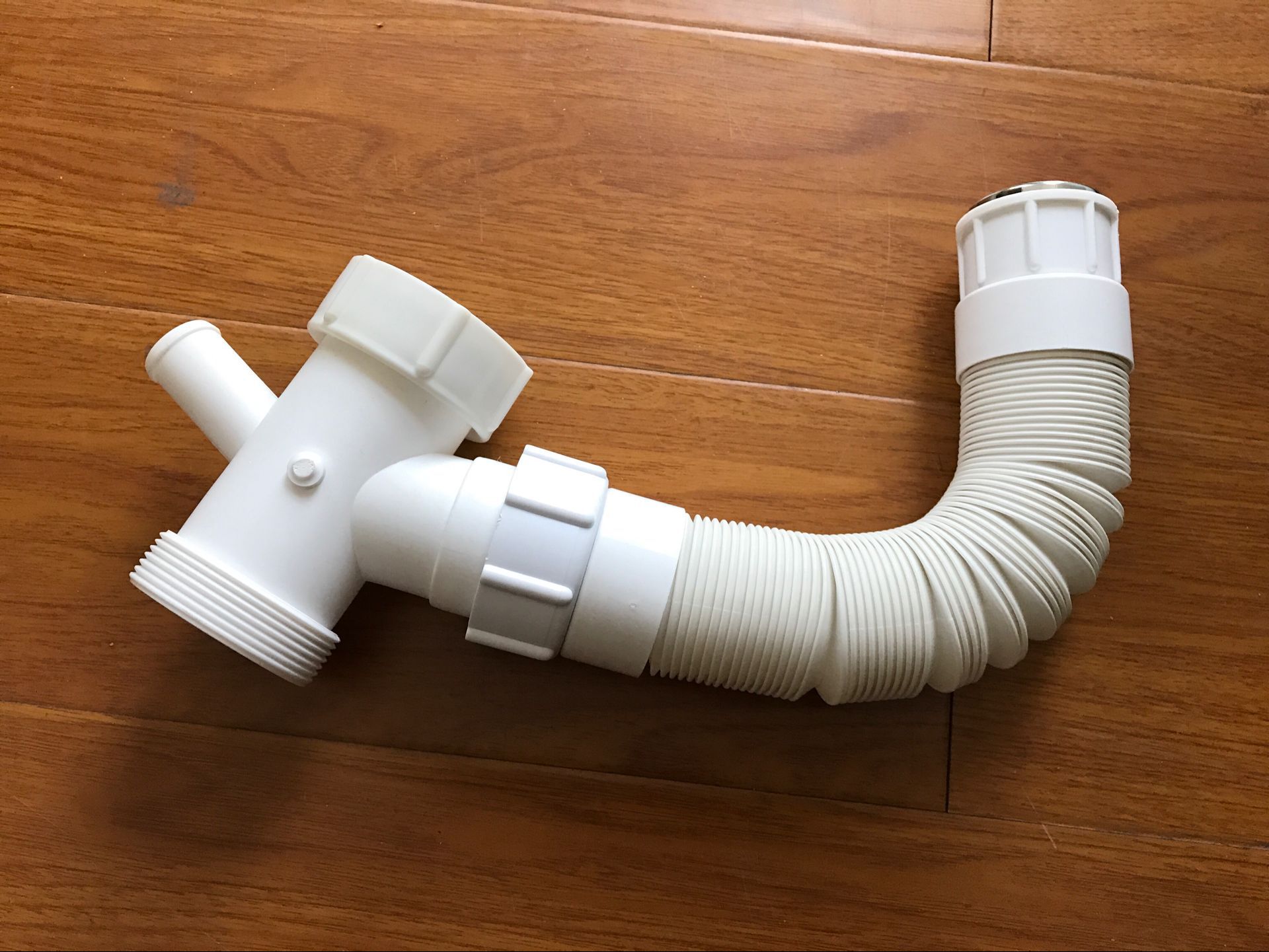 不锈钢水槽下水器 双盆s弯防臭落水 水槽下水管 sus304双盆去水管