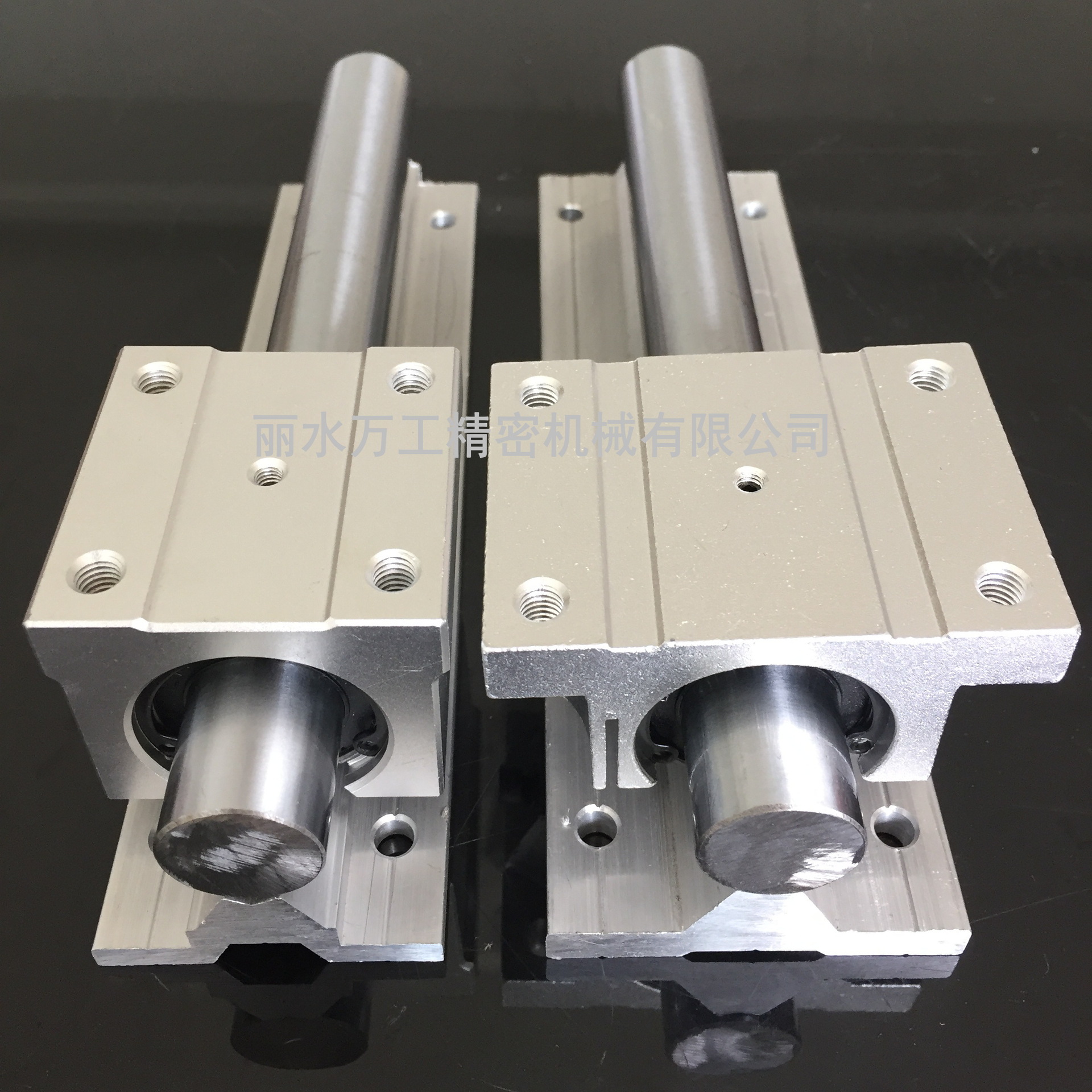 厂家直销sbr圆柱导轨铝托12 25 30 40 50直线导轨出口品质任意切