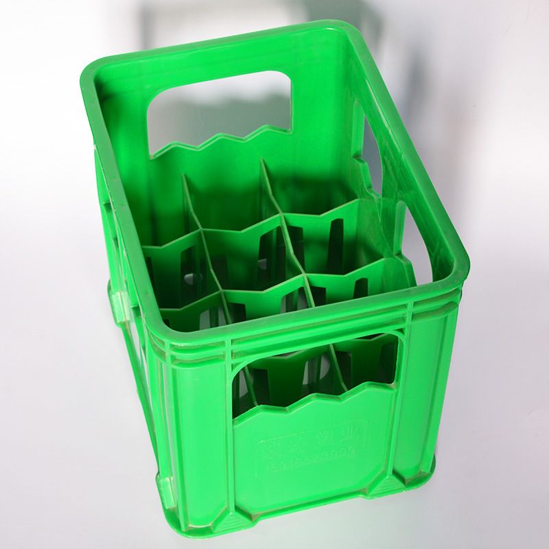 厂家直销12格装加厚啤酒筐 全新料塑料啤酒箱 啤酒分格箱批发