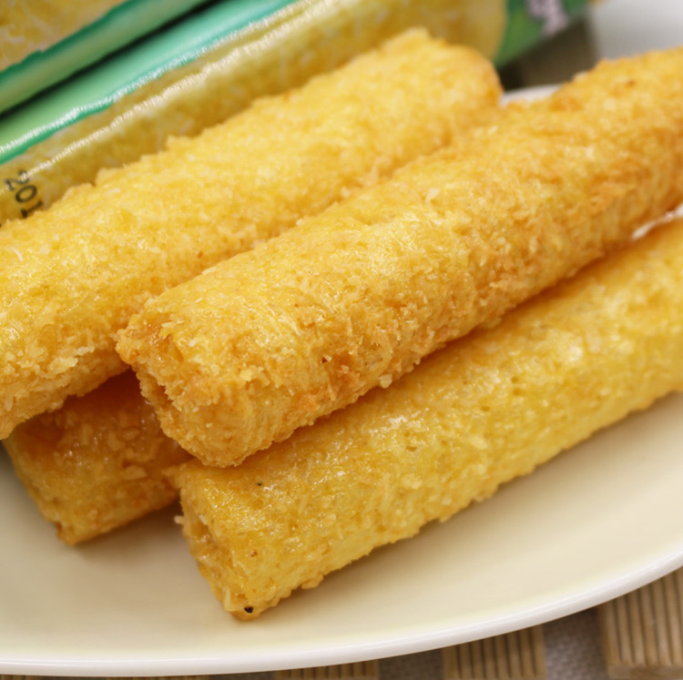 泰国进口 欧特粒玉米棒米棒香脆儿童点心膨化食品休闲小零食80g