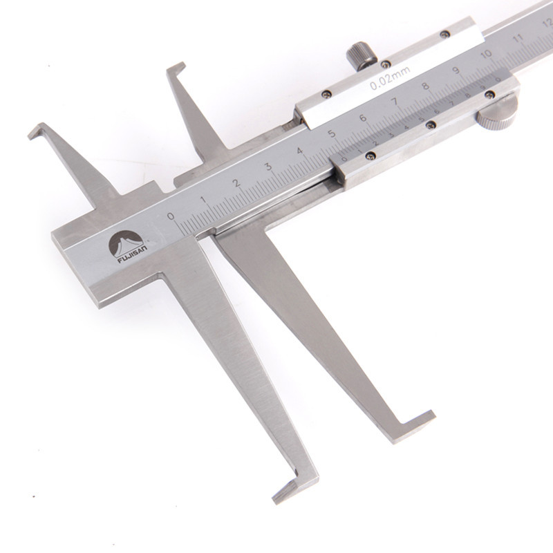 富士山内沟槽游标卡尺 长爪内测 可测内孔内径内槽7-150高品质