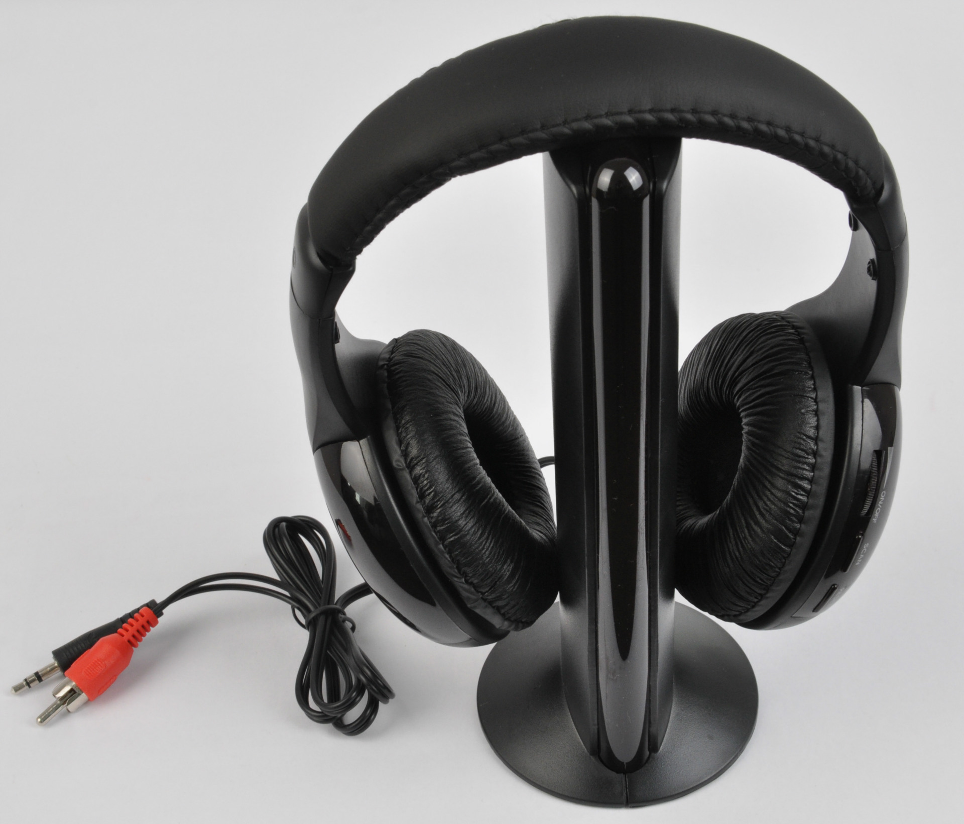 五合一多功能无线耳机fm电视收音智能收音远程监听耳机批发