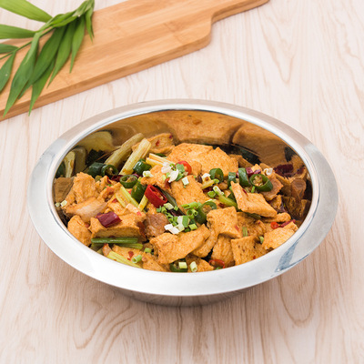 不锈钢大碗 盛鱼汤碗盛菜碗 家用餐具碗 盛菜汤锅大号酸菜鱼汤盆