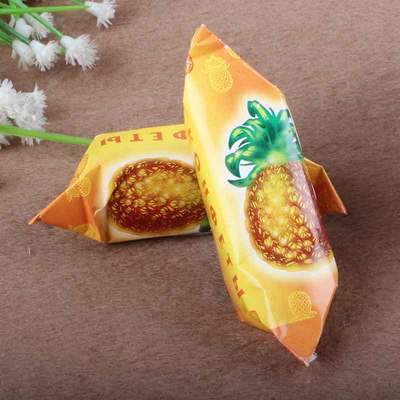 俄罗斯进口食品 菠萝巧克力威化糖 休闲零食糖果1000g