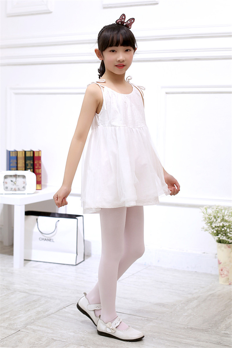 童袜春夏新款儿童连裤袜天鹅绒女童宝宝打底裤竖条纹舞蹈袜批发