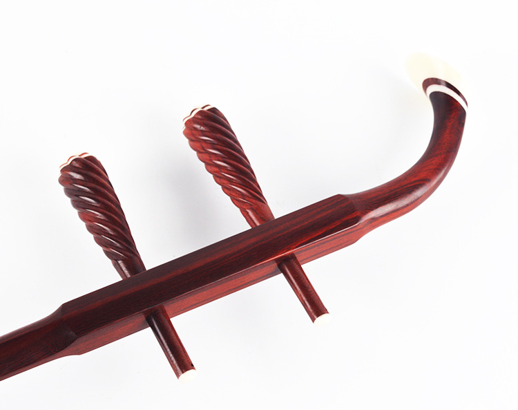 专业非洲小叶紫檀二胡琴架厂家批发直供一级木料二胡架子送琴盒